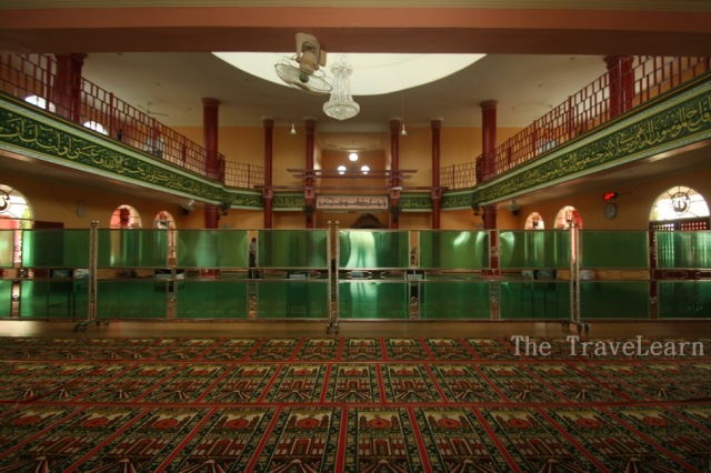 Inside the Mosque of Cheng Ho (Masjid Cheng Ho)